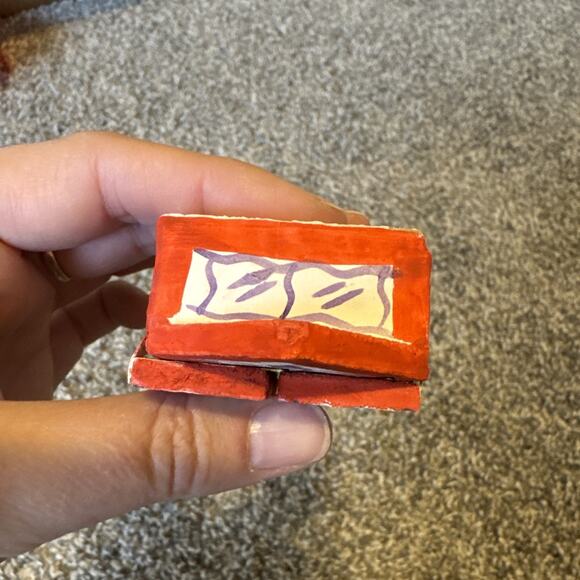 Mini Peruvian Retablo Nativity Scene Diorama Christmas Decor Folkart - Picture 7 of 8